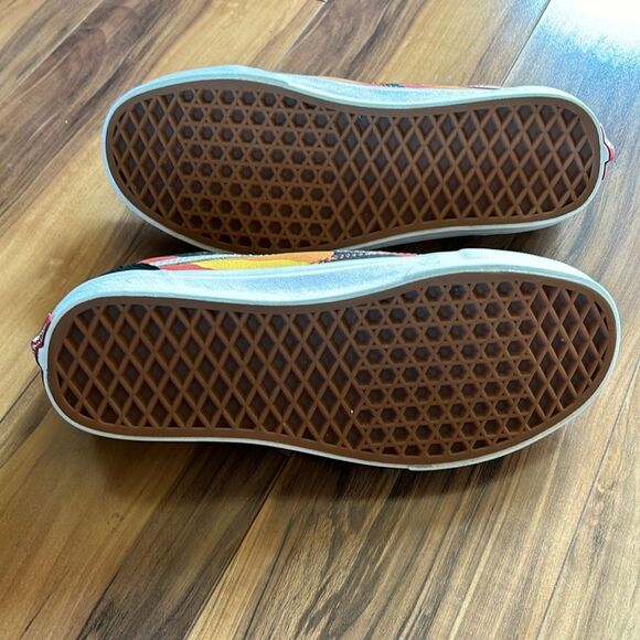 Vans Unisex Black and Orange Sneakers - Picture 7 of 7